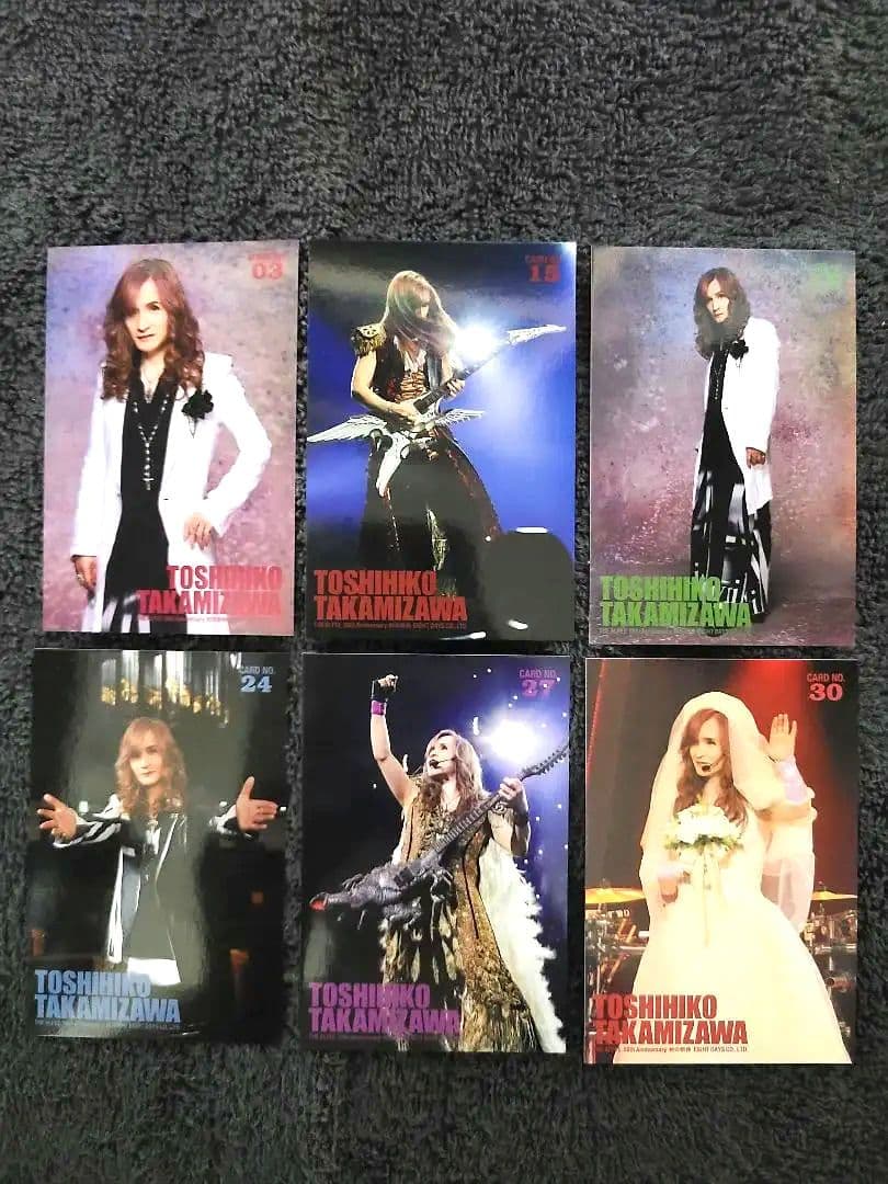 THEALFEE 秋の祭典 トレカ 高見沢6枚 3.15.18.24.27.30