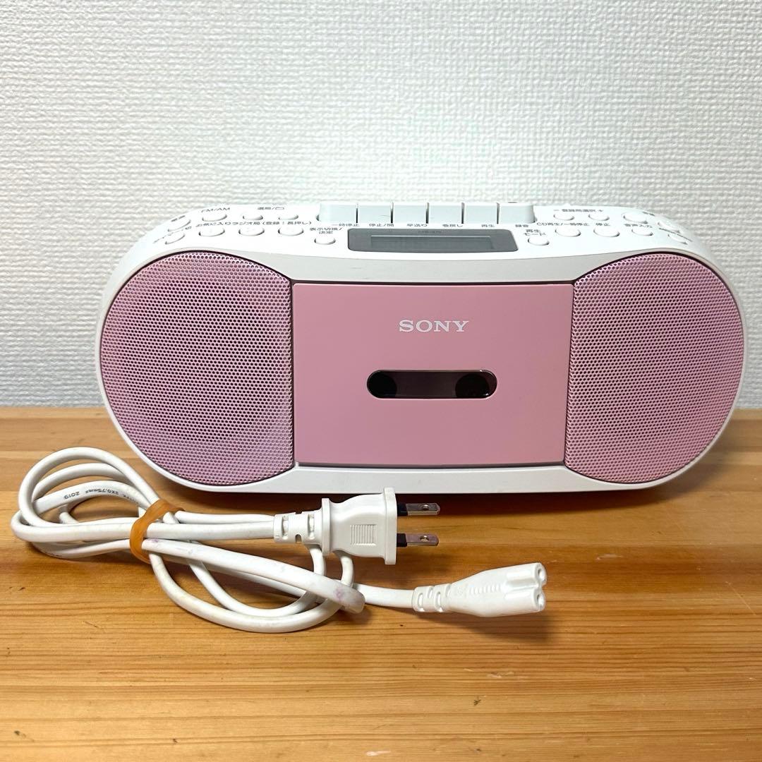 SONY ソニー CFD-S70-PC CDラジカセ(ピンク) - メルカリ
