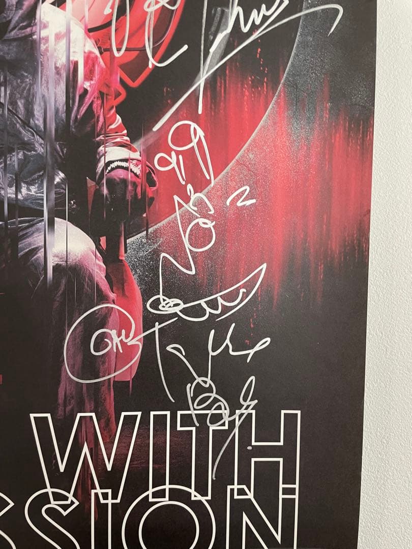 マンウィズ メンバー直筆サイン入りポスター