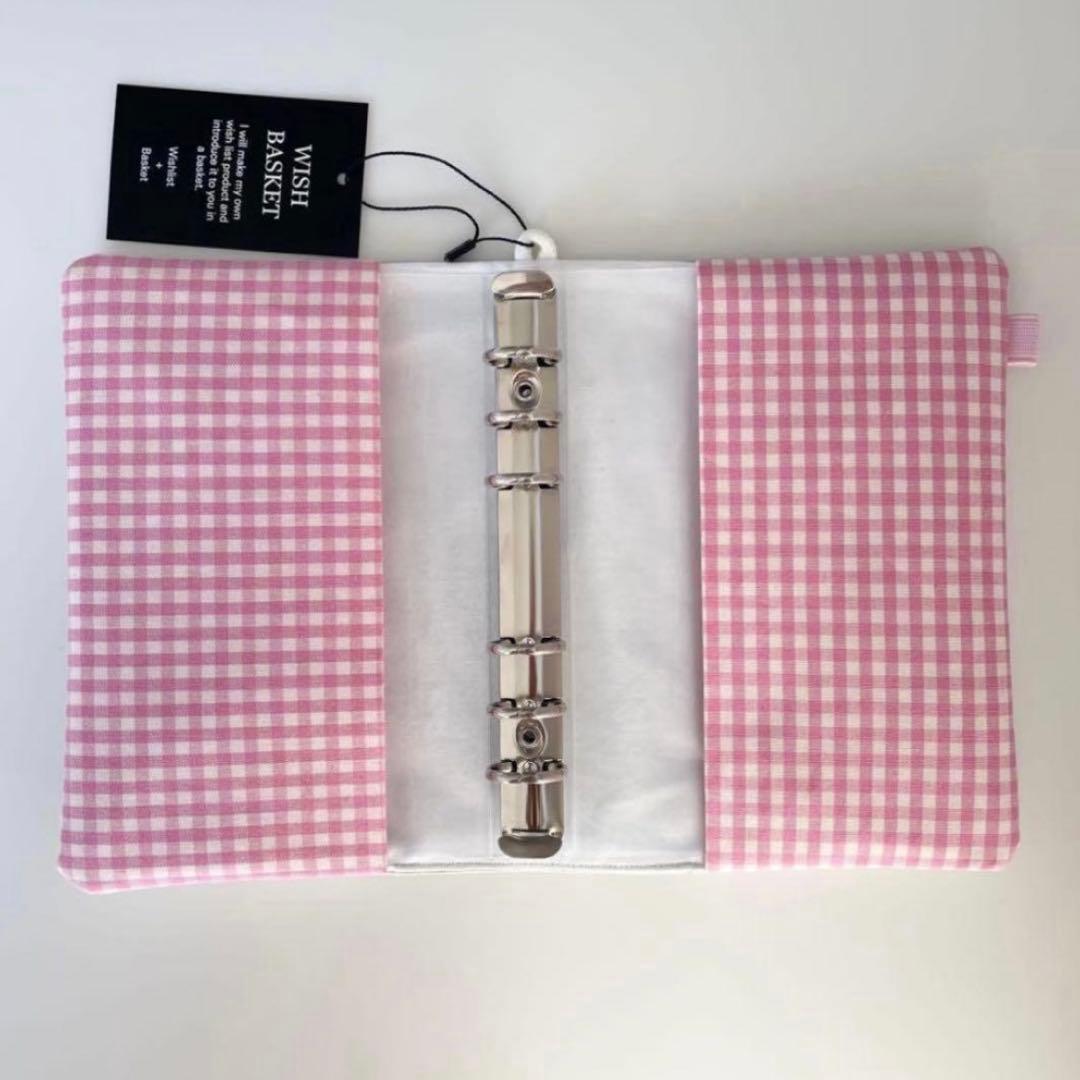 早い者勝 韓国 バインダー カバー 貯金 現金管理 シルバー ピンク