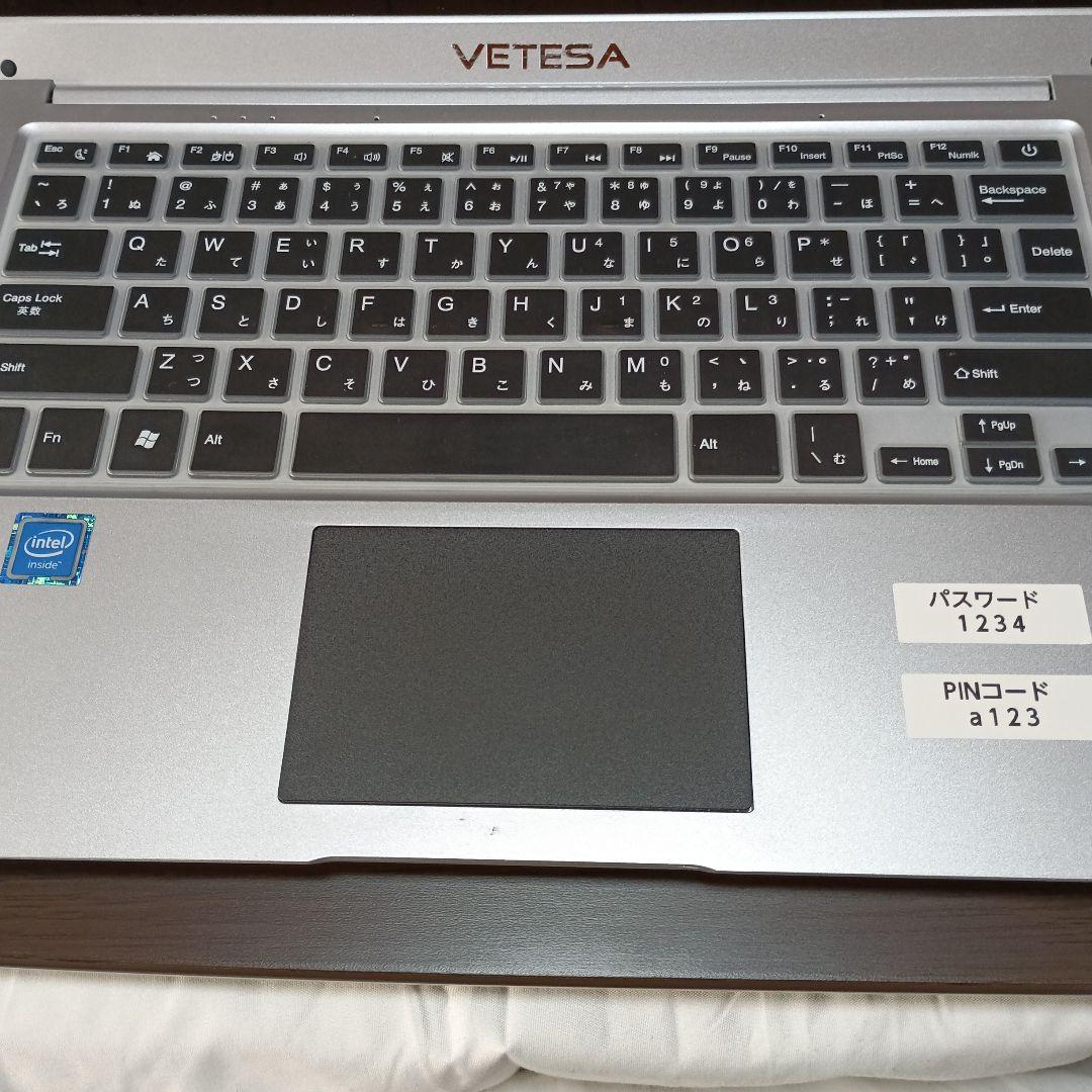 VETESA ノートパソコン本体 充電器付き ※説明欄を必ずご確認下さい