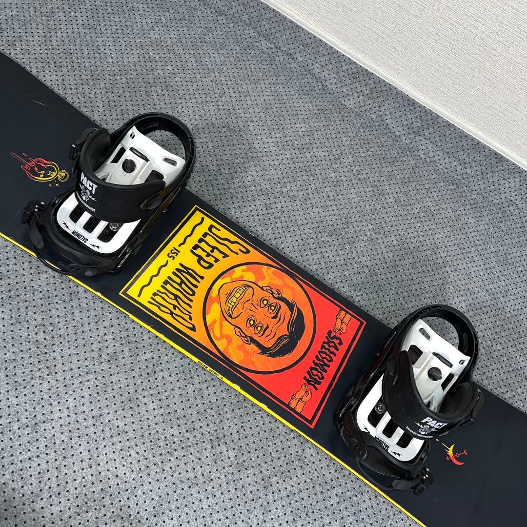 5回使用 155cm SALOMON SLEEP WALKER×PACT M - メルカリ