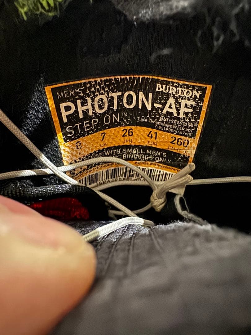 BURTON PHOTON AF STEP ON 26.0cm スノーボード