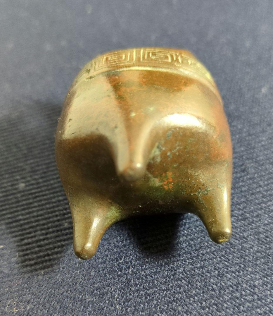 ヨ*ヨ様 煎茶道具 古銅製 香炉 木箱付き