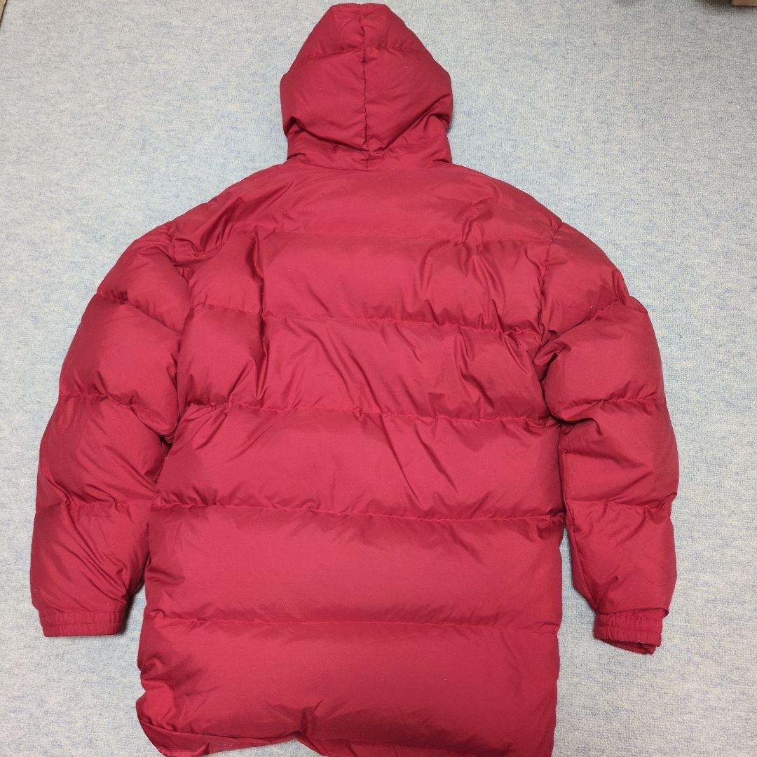 FRED PERRY フレッドペリーダウンジャケット フード 月桂樹 肉厚 赤