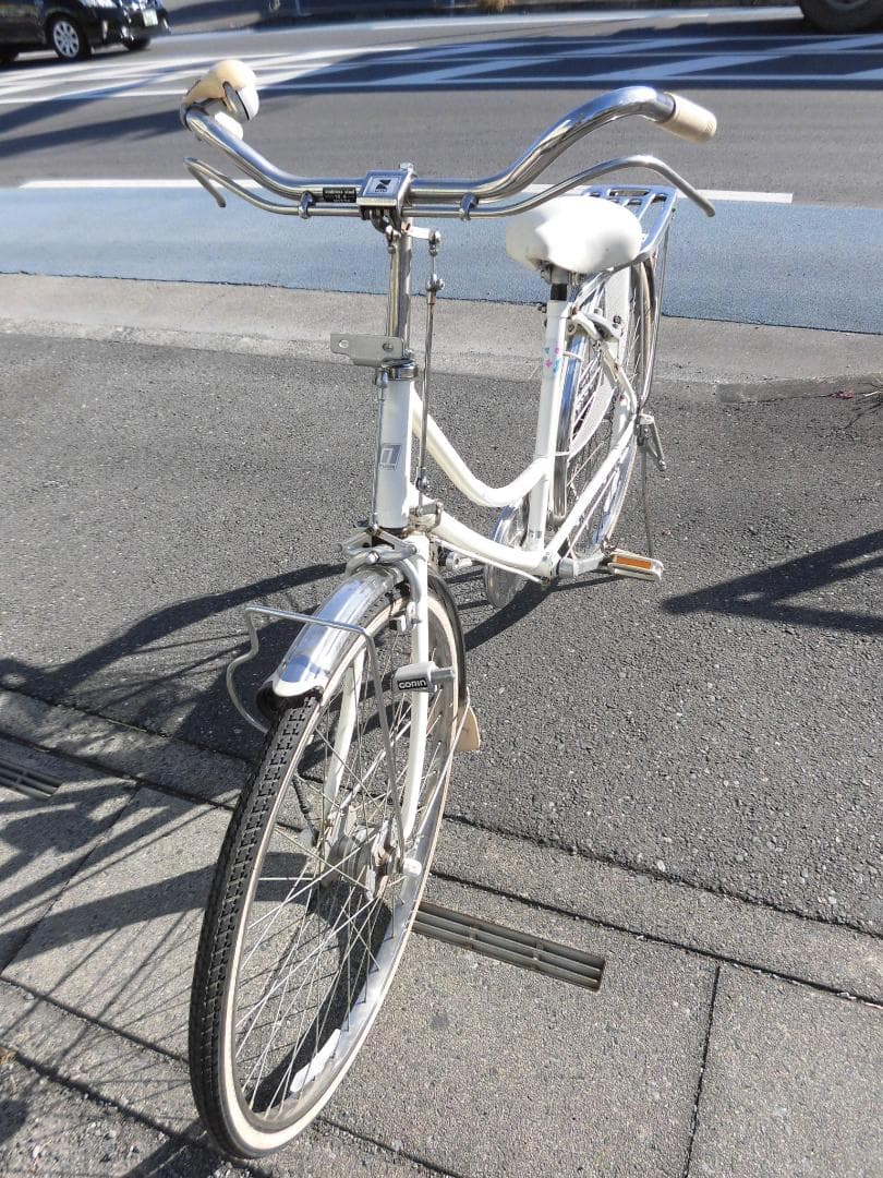 昭和レトロ自転車 ロッドブレーキは生産終了 丸石 婦人用 サンタモニカ