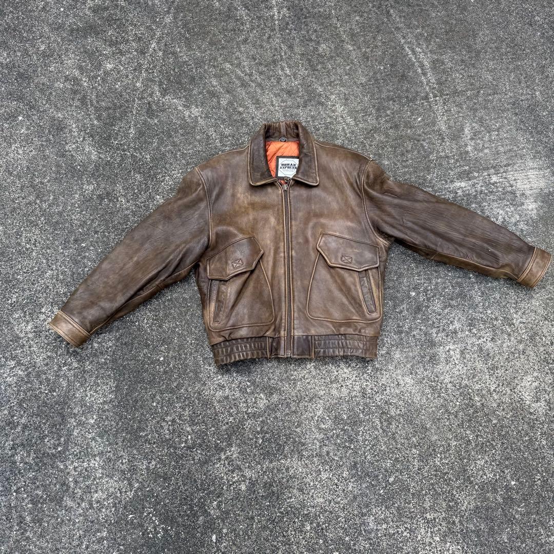 90s 80s URBAN EXPENSE レザージャケット Vintag