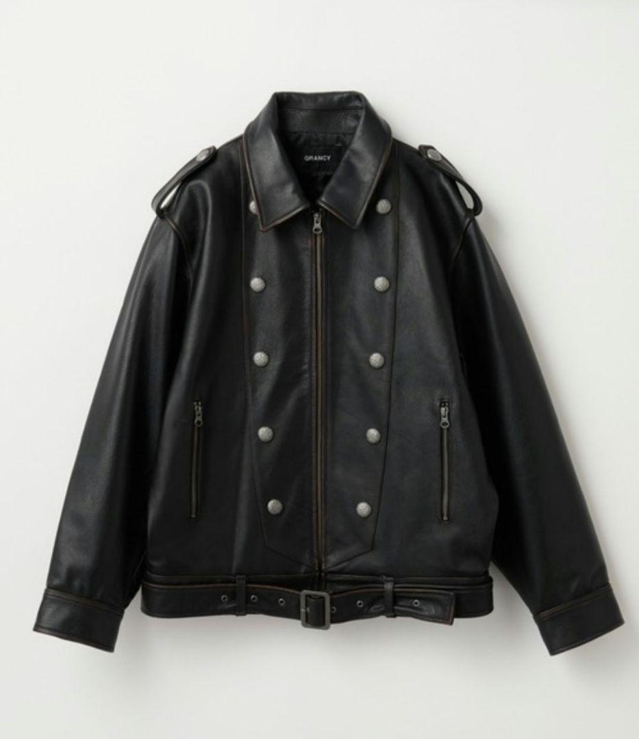 GRANCY レザーブルゾン ジャケット - メルカリ