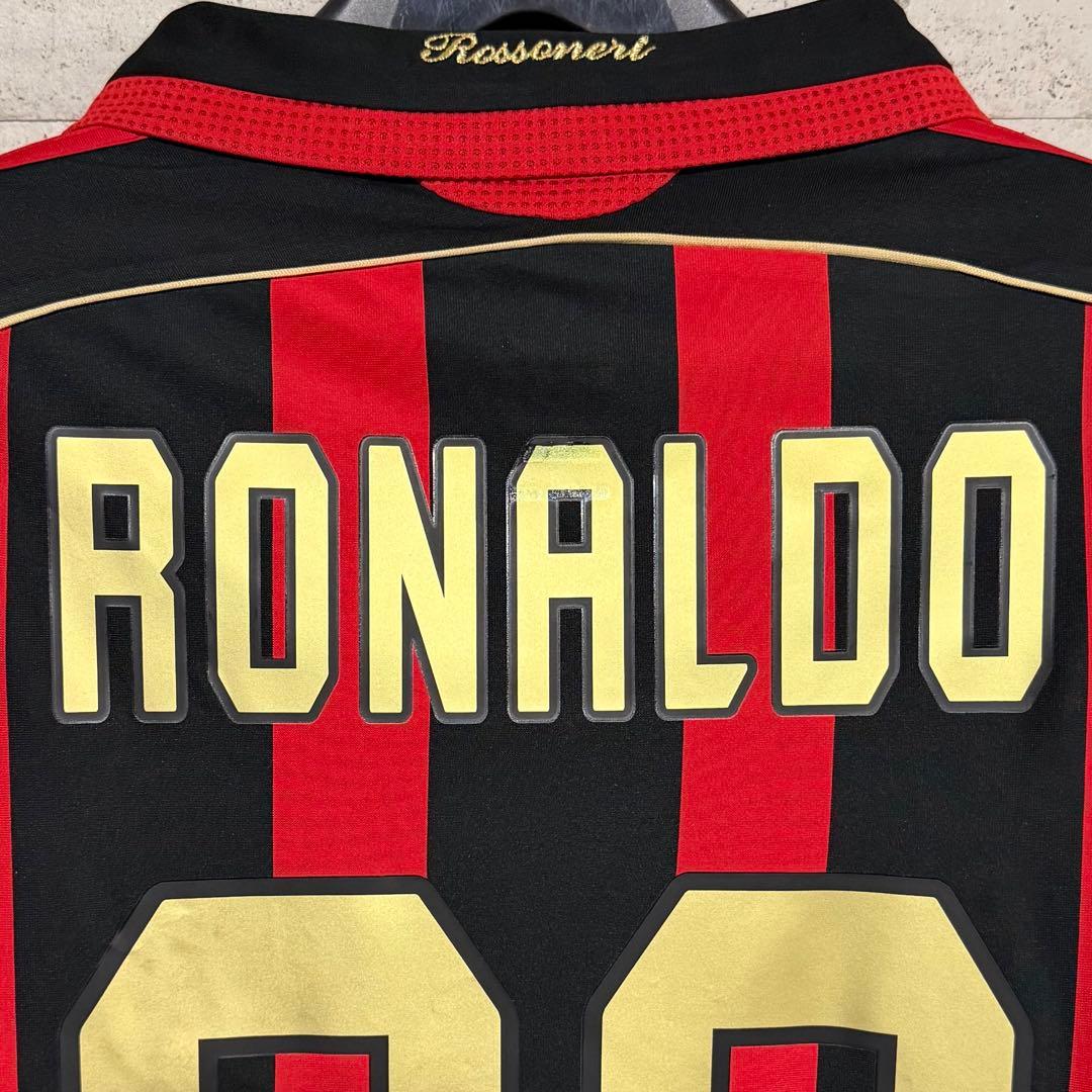 希少/長袖】06/07 ACミラン ♯99 ロナウド【Oサイズ】ホーム - メルカリ