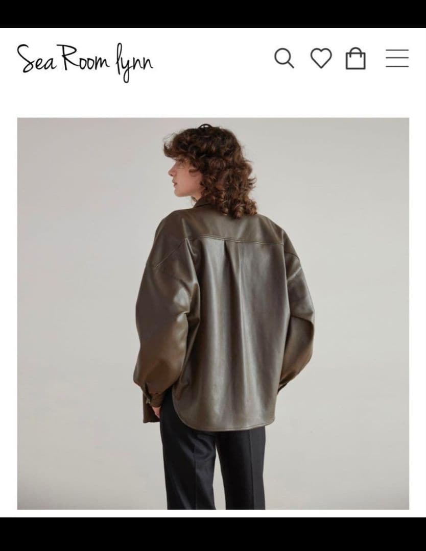 Sea Room lynn ECOレザーオーバーシャツ - メルカリ