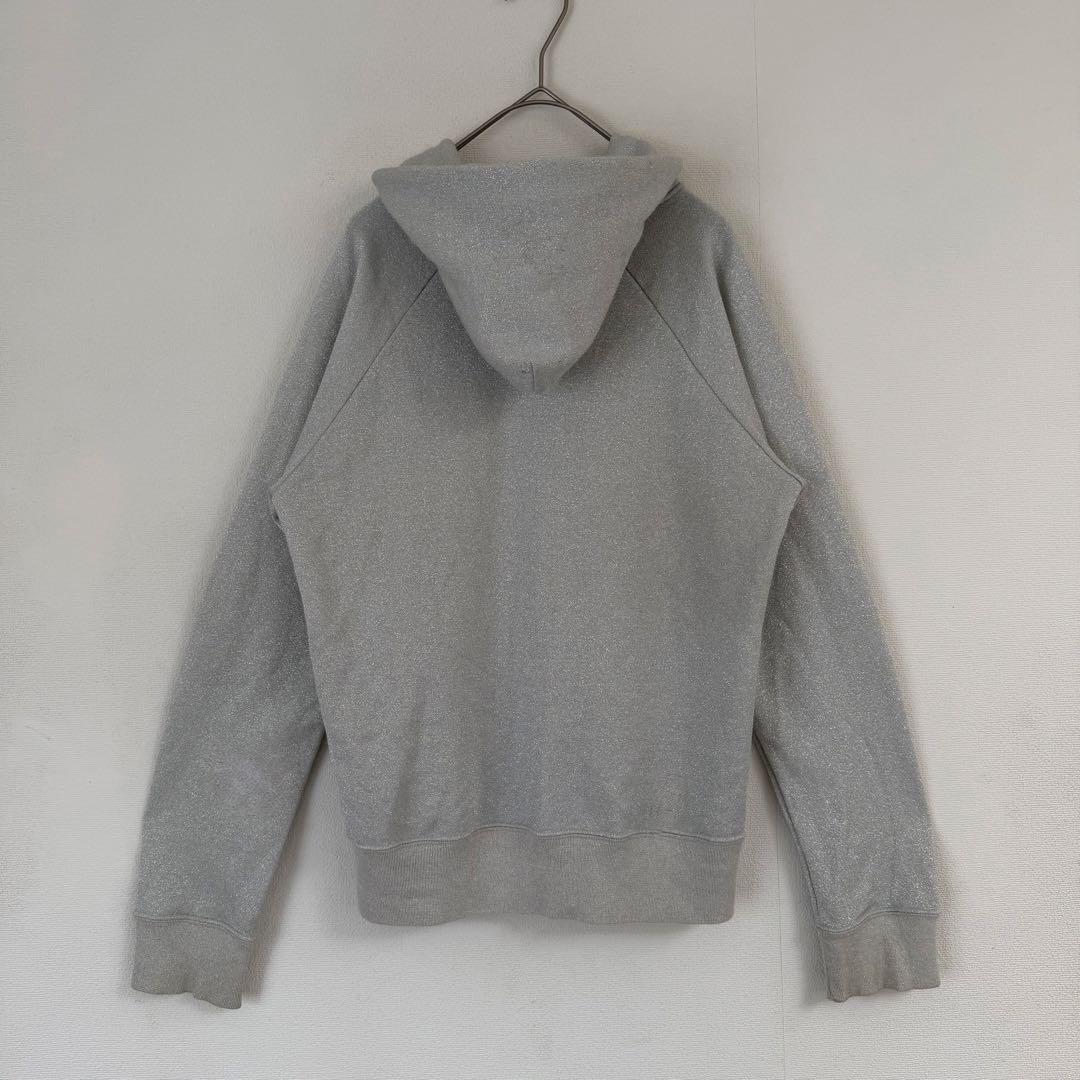 ヒステリックグラマー ジップパーカー 初期タグ 00s ラメ シルバー