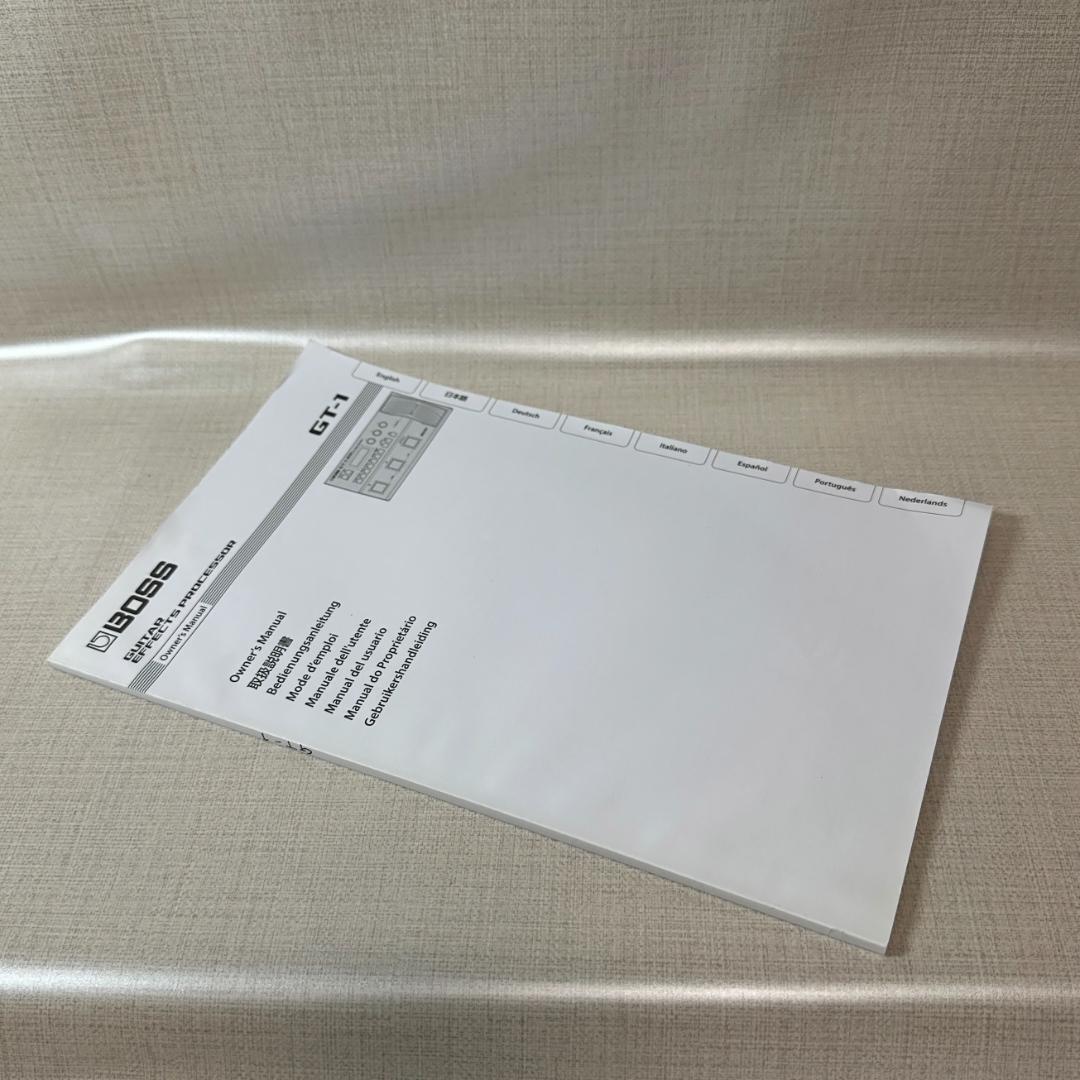 BOSS GT-1 ギターエフェクター　教科書付き