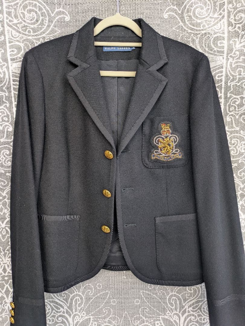 イタリヤ製ラルフローレンのブレザー ブラック 楽天市場】ラルフローレン ブレザー（メンズファッション）の通販