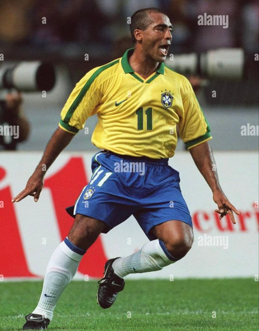 1997 ブラジル代表 ロマーリオ NIKEオフィシャル 当時物ユニフォーム