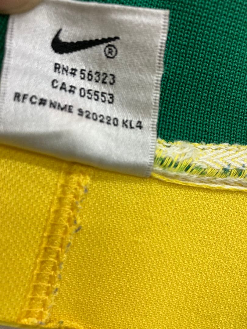 1997 ブラジル代表 ロマーリオ NIKEオフィシャル 当時物ユニフォーム