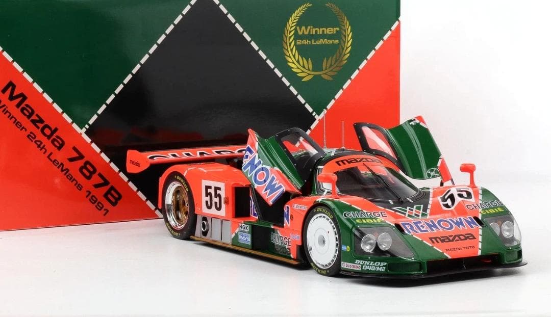 1/12 マツダ 787B ルマン 24h 1991 優勝 #55 Mazda Mazda 787B 1991年 ル・マン24時間レース 優勝車 (ミニカー) - ホビー