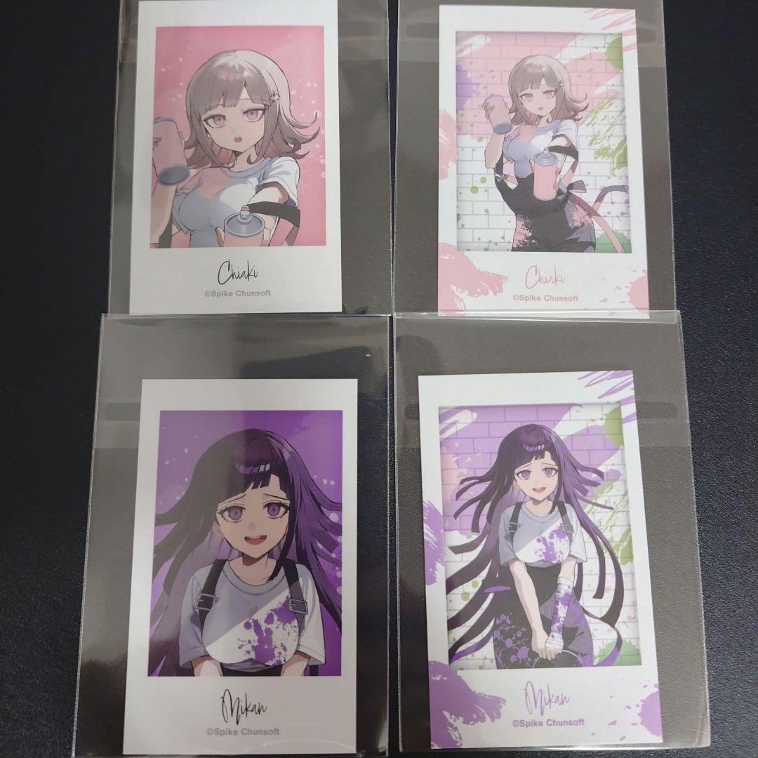 ダンガンロンパ ペイントスタイル 罪木蜜柑 七海千秋 イラストカード