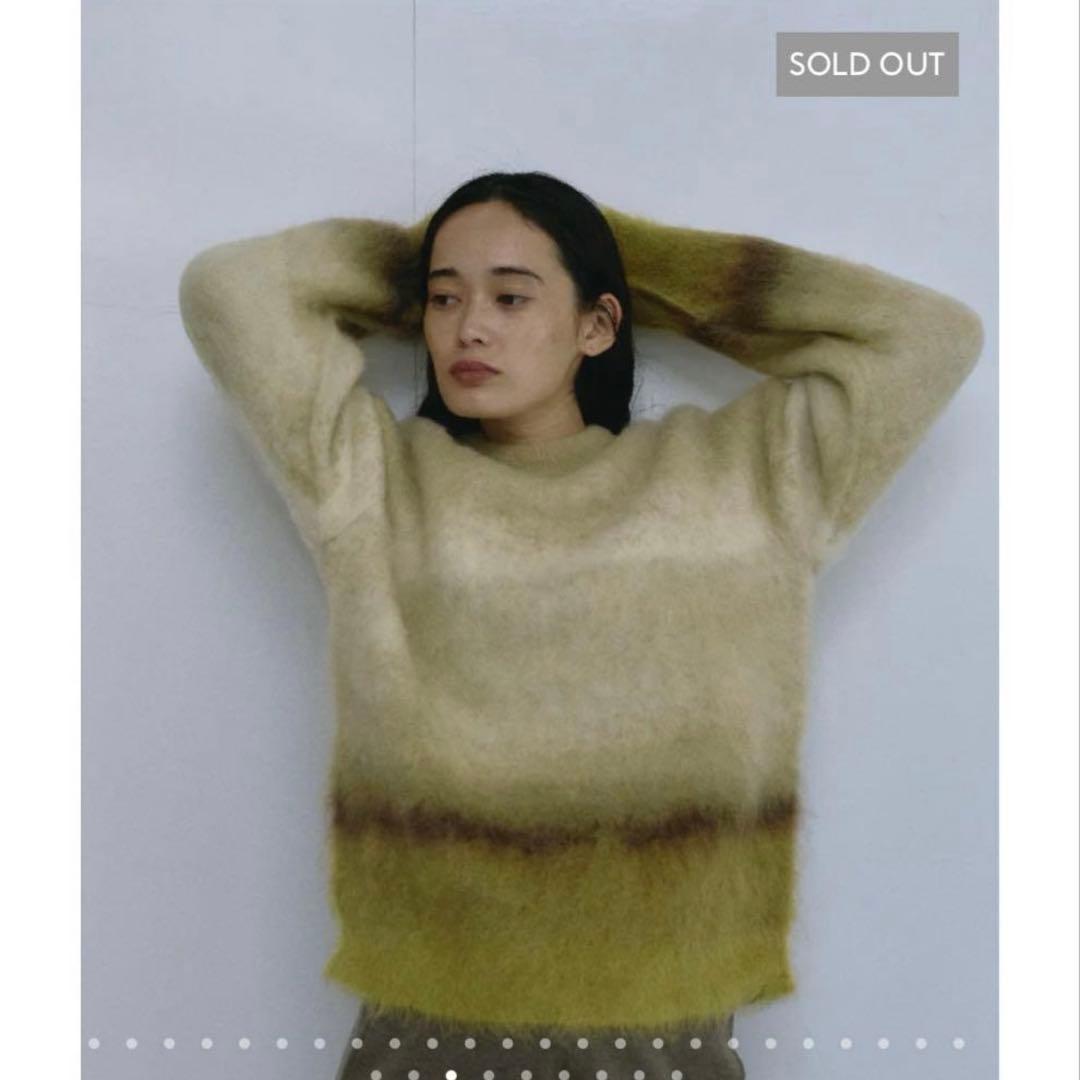 Mohair Jacquard Knit -四季　値札付き