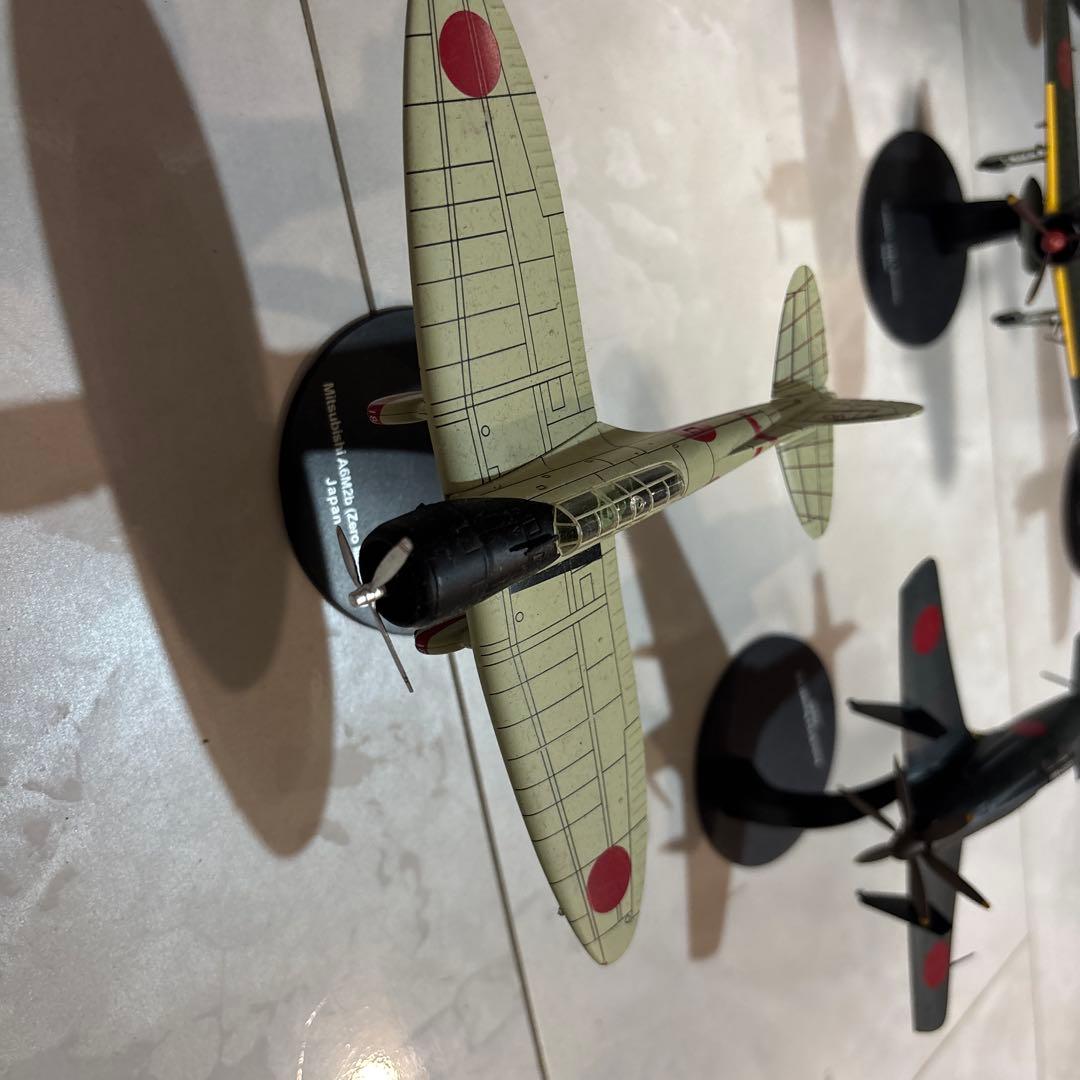 ジャンク扱い品　日本陸軍　戦闘機　飛行機　飛行機　模型　7点セット