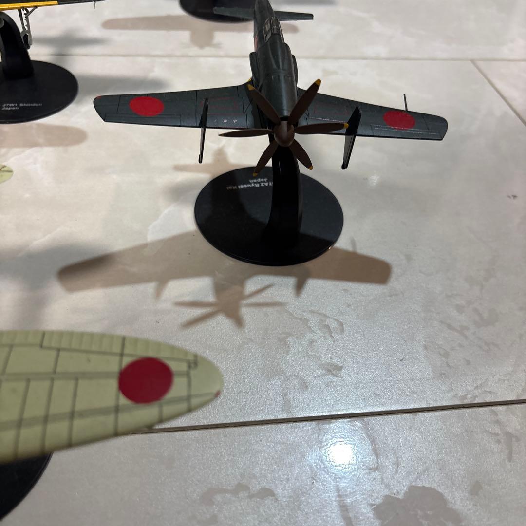 ジャンク扱い品　日本陸軍　戦闘機　飛行機　飛行機　模型　7点セット