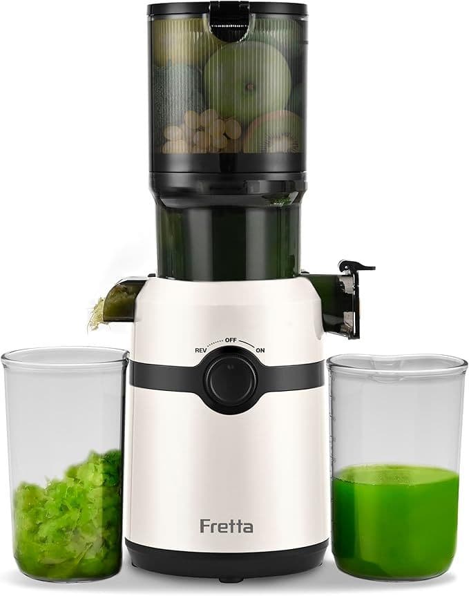スロージューサー 細かくカット不要 一度投入コールドプレスジューサー ホワイト Amazon | レコルト コールドプレスジューサーミニ スロージューサー