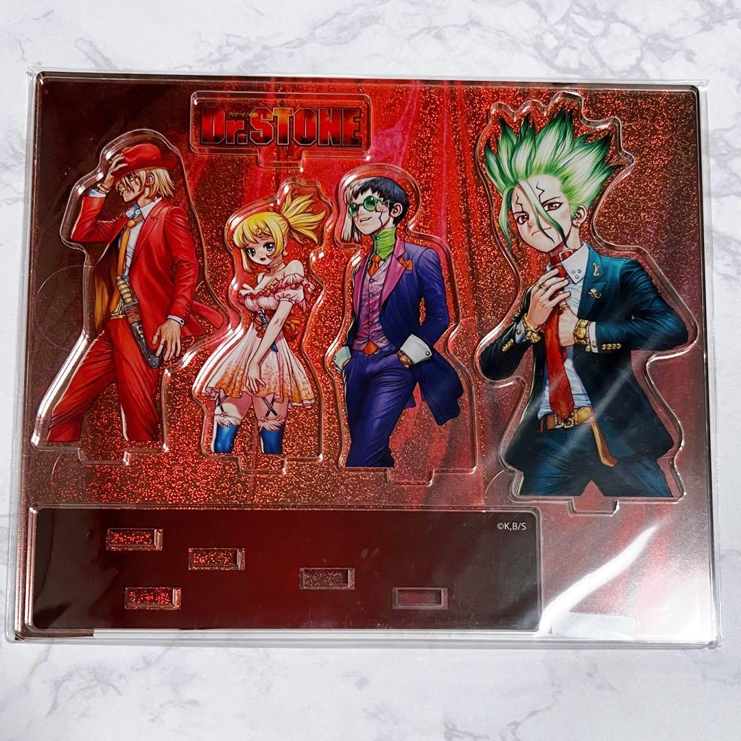 Dr.STONE アクリルジオラマ 応募者全員サービス Dr.STONE】集合 応募者全員サービス アクリルジオラマ - メルカリ