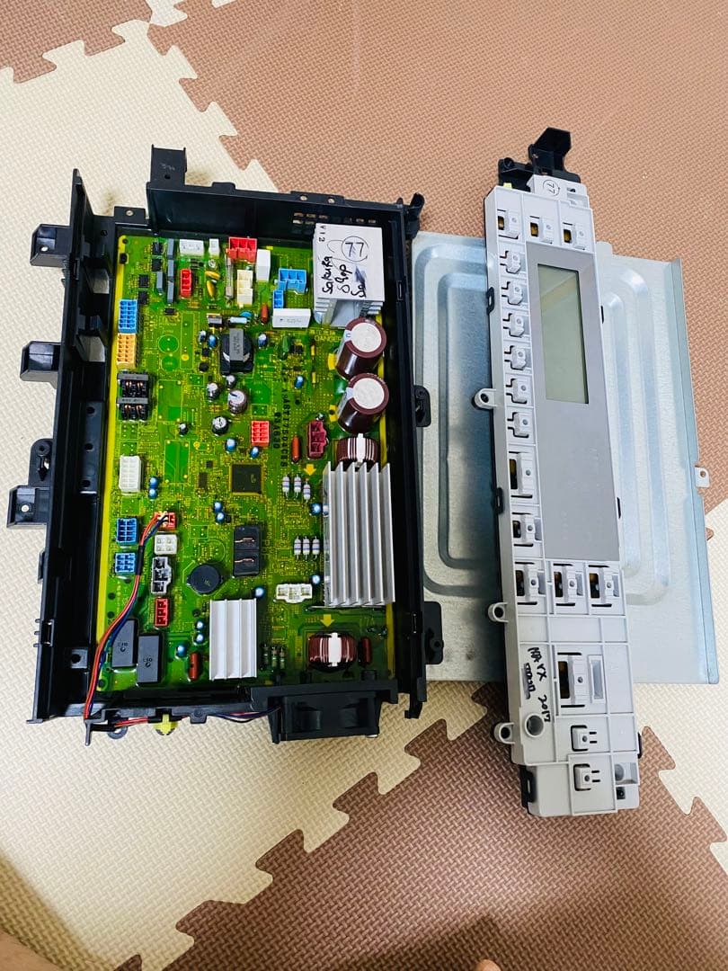 パナソニックドラム洗濯機用基板とパネルセットNA-VX7700 2017 - メルカリ