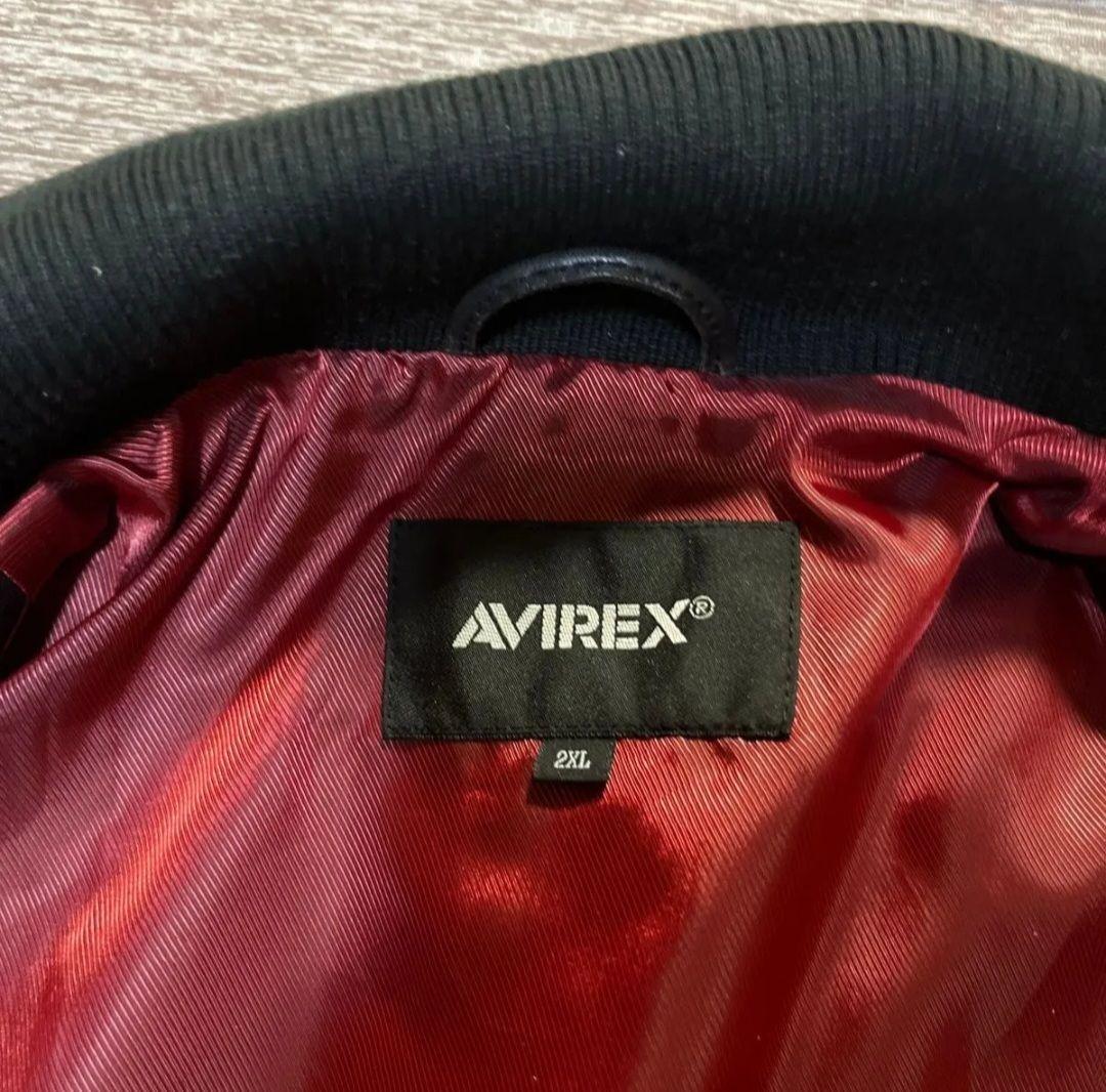 マ*ん様 【美品】【Avirex】アヴィレックス ミッドゾーンジャケット 羊