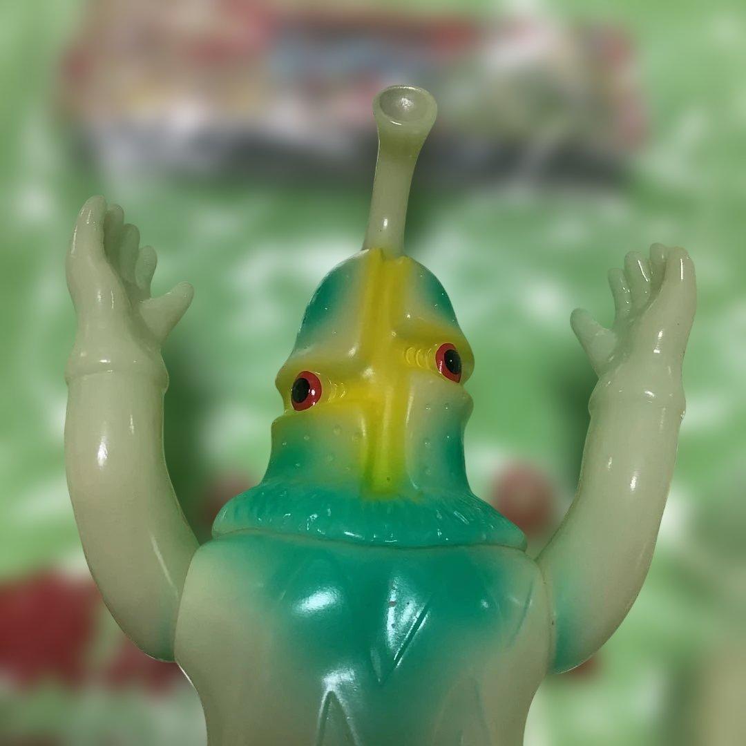 M1号☆ソフビ☆ウルトラQ☆ケムール人☆東京タワープレイセット