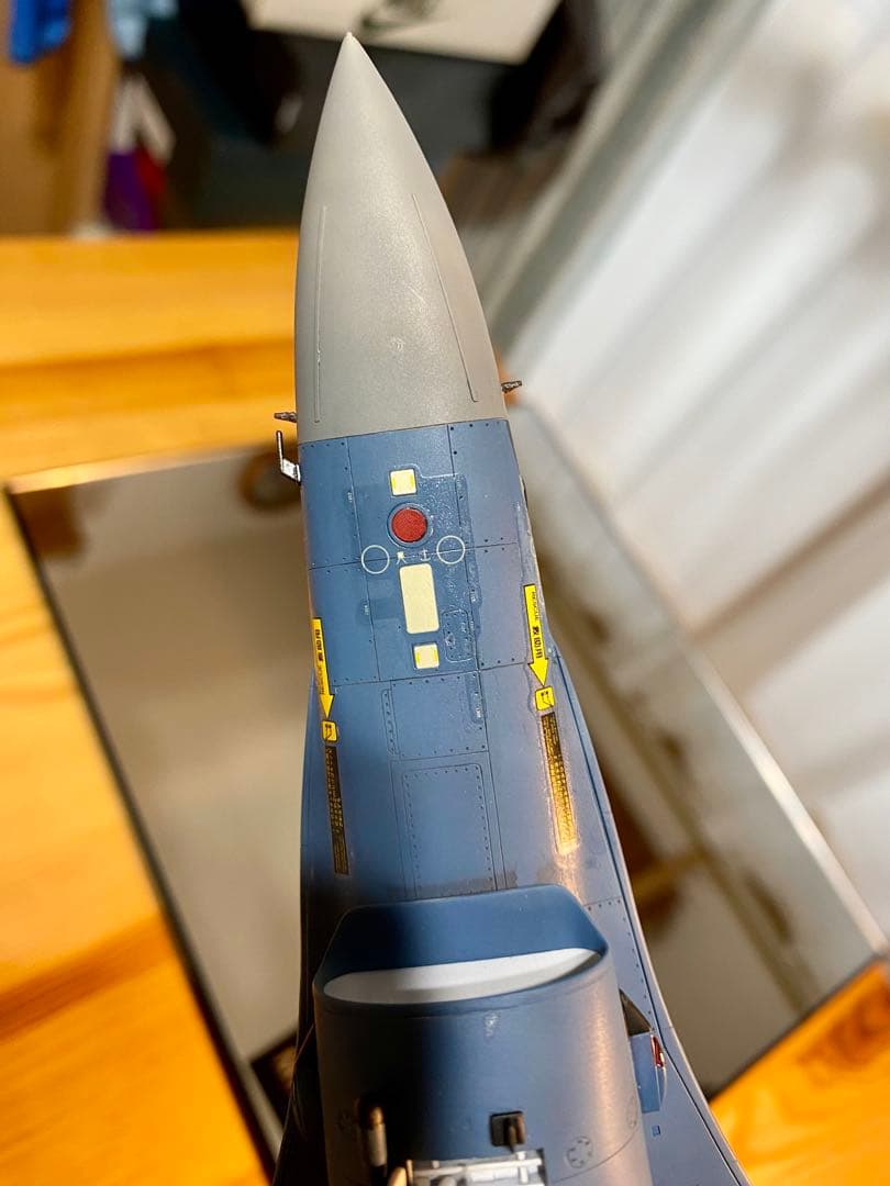 【クリアケース入り】戦闘機　プラモデル　完成品　ハセガワ　1/48 F2A