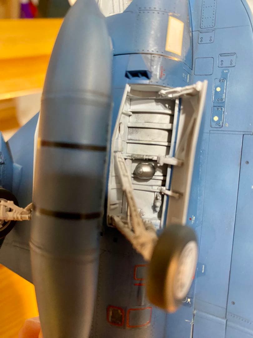 【クリアケース入り】戦闘機　プラモデル　完成品　ハセガワ　1/48 F2A