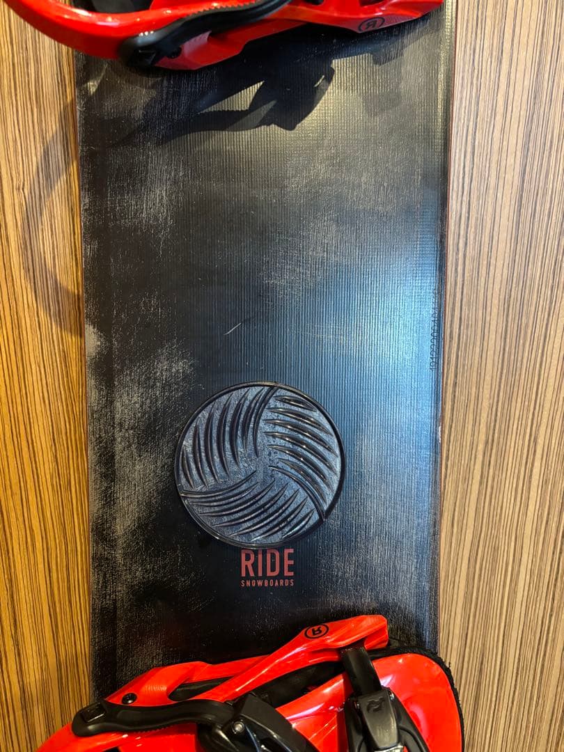 スノーボードセット RIDE AGENDA &KX ブラック/レッド - メルカリ
