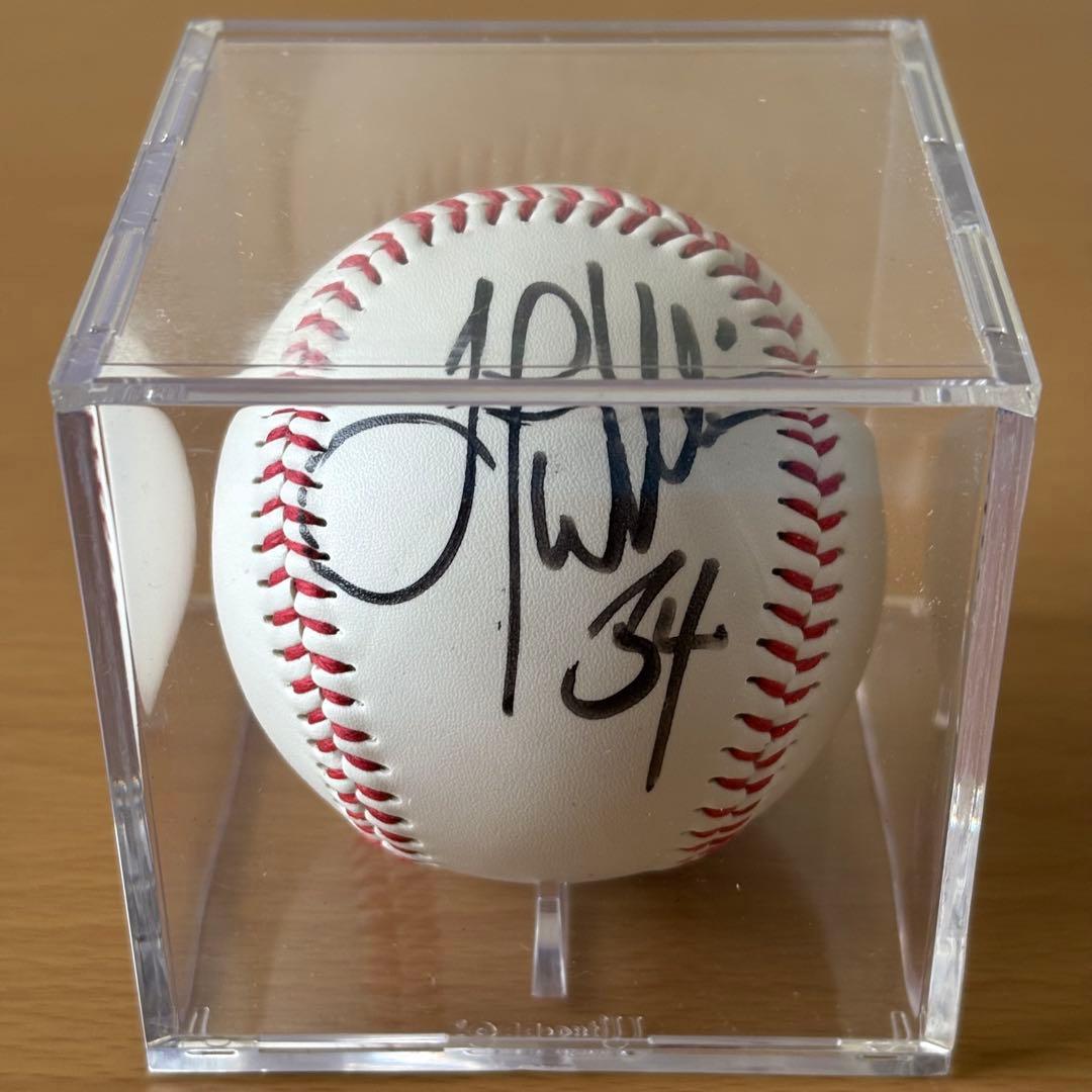 直筆】阪神タイガース ジェフ・ウィリアムス サインボール - メルカリ