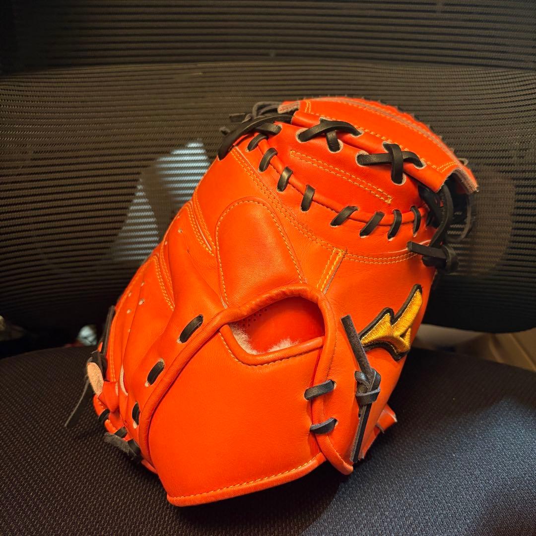 早い者勝ち！ミズノプロ 軟式キャッチャーミット號 炭谷モデル 袋付き