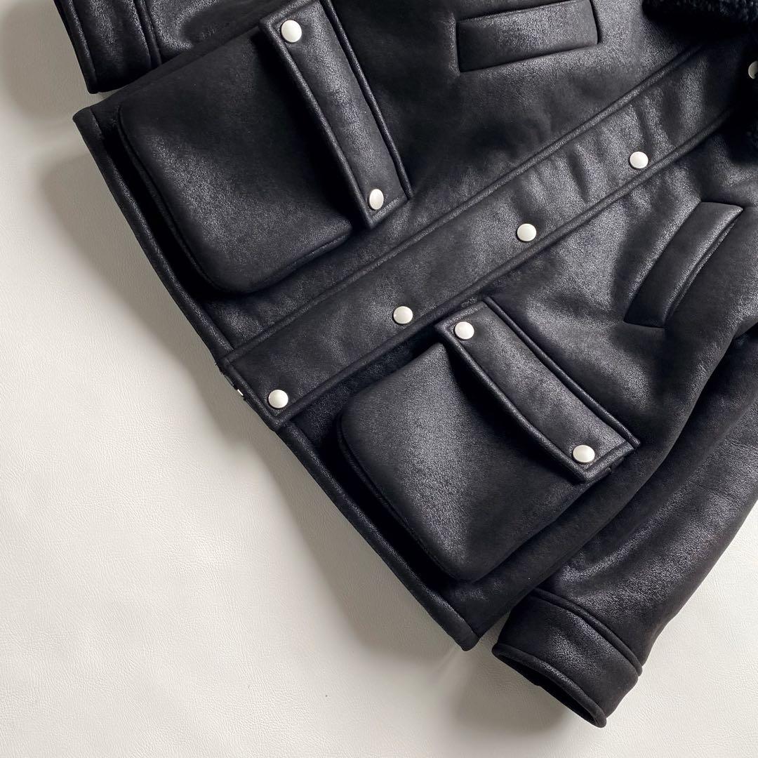 未使用近/完売品】24AWファノステュディオス ボアカラームートン