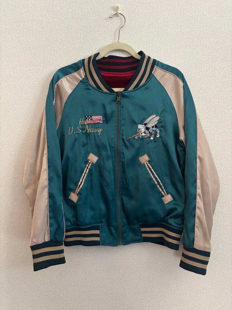 UK様専用 U.S. NAVY SEABEES スカジャン リバーシブル - メルカリ