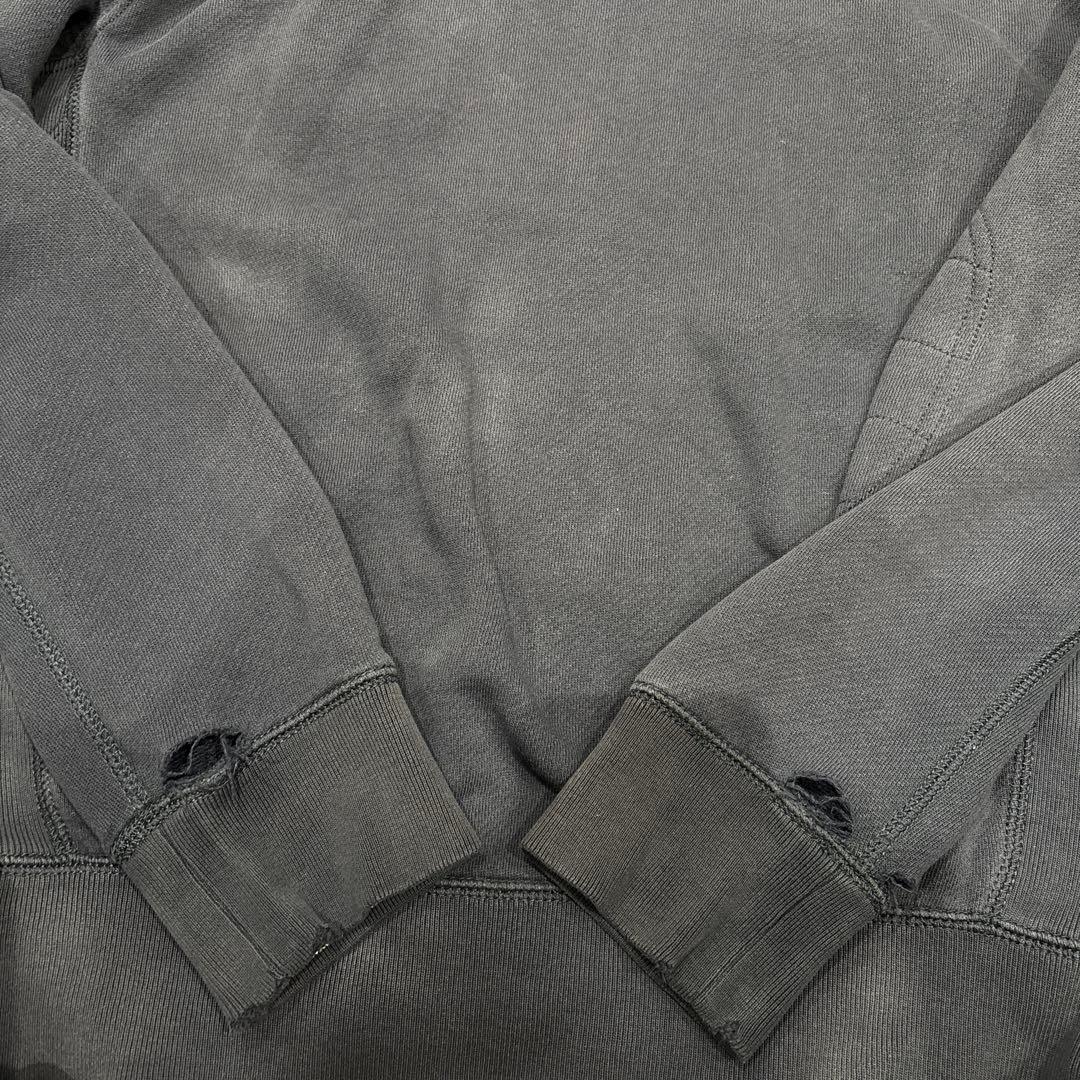 90s ラルフローレン 国旗 刺繍 ビックポニー 短丈 ジップ パーカー