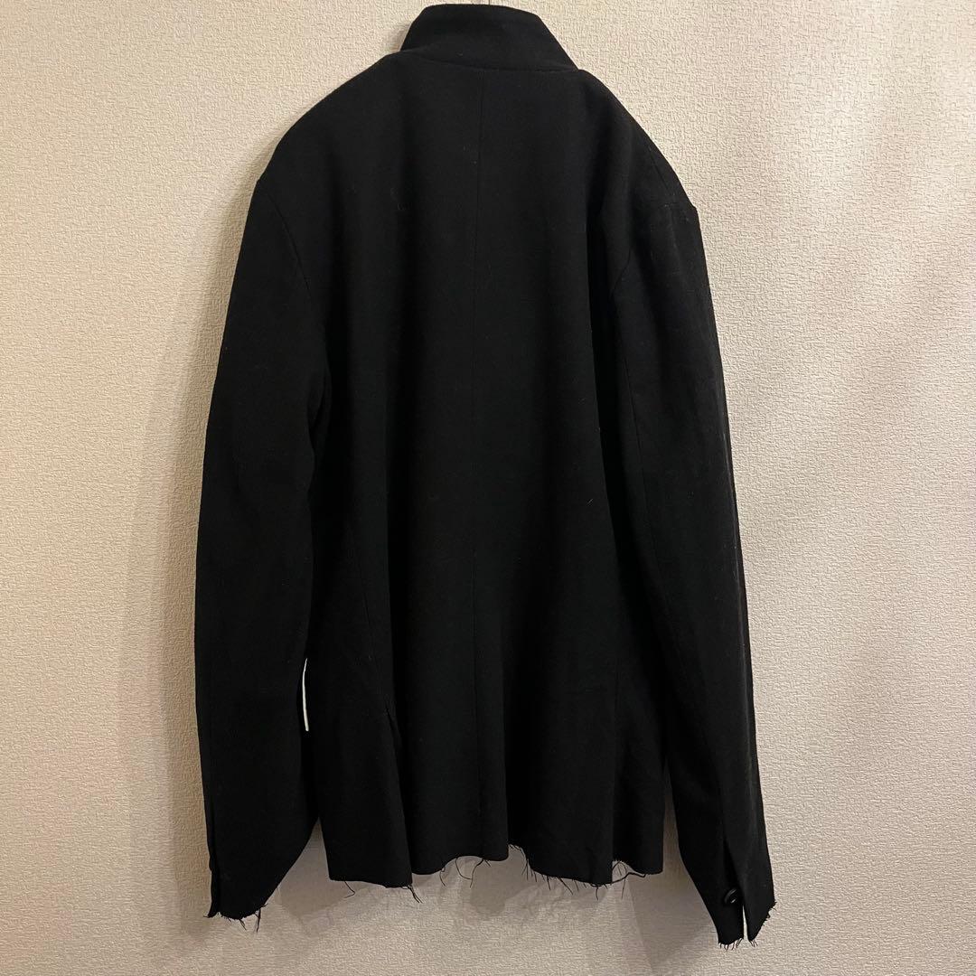 archive dark wear bottun cut off jacket