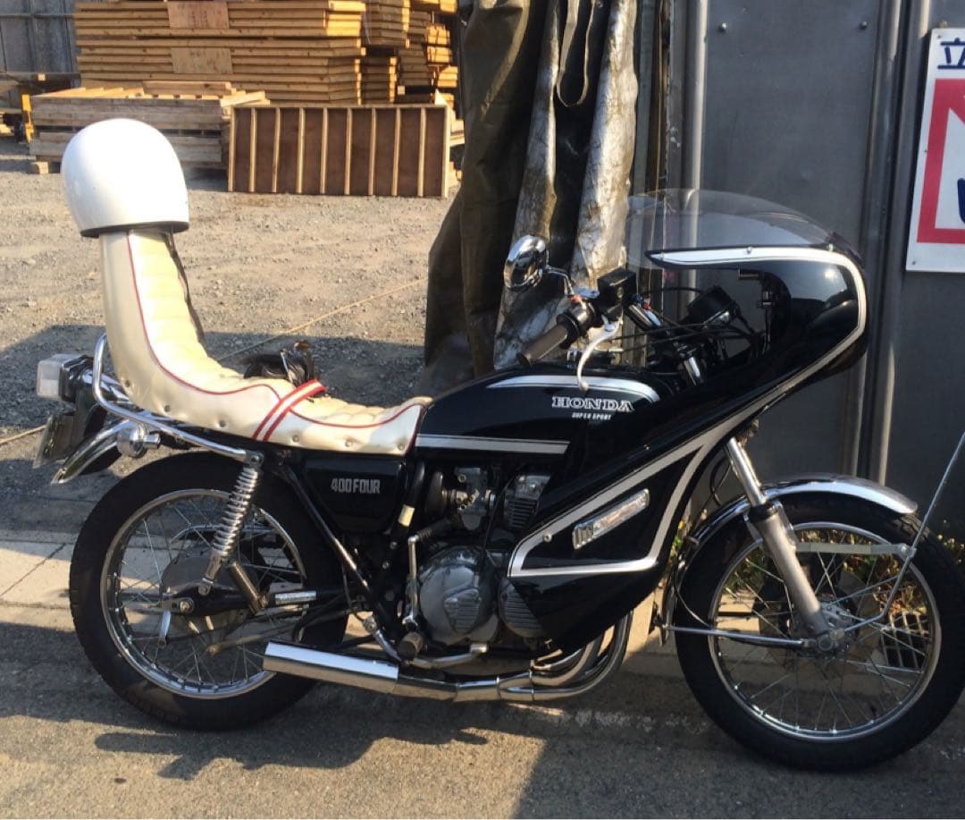 CB400F 三段シート ヨンフォア - メルカリ