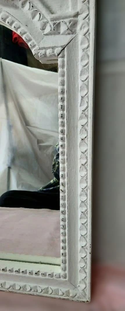 BLANC D'IVOIRE ブランディボワール 壁掛け鏡 /ミラー41×52