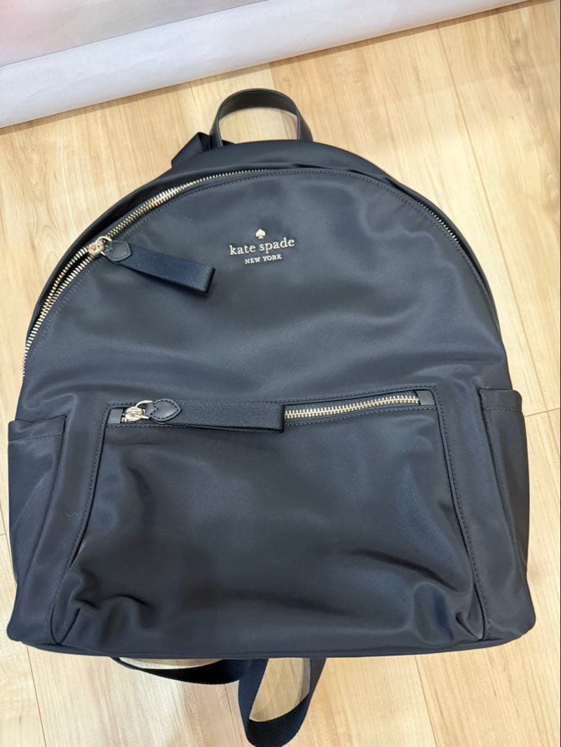 ケイトスペード　リュック　黒　ナイロン　福袋2026 新品未使用 2026年福袋 kate spade リュック ブラック 定番 - メルカリ