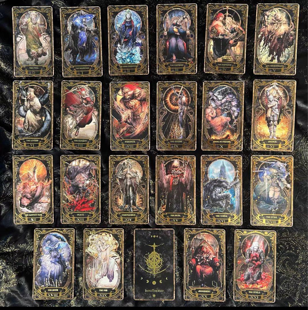 エルデンリング 書き下ろし タロットカード 22枚 - メルカリ