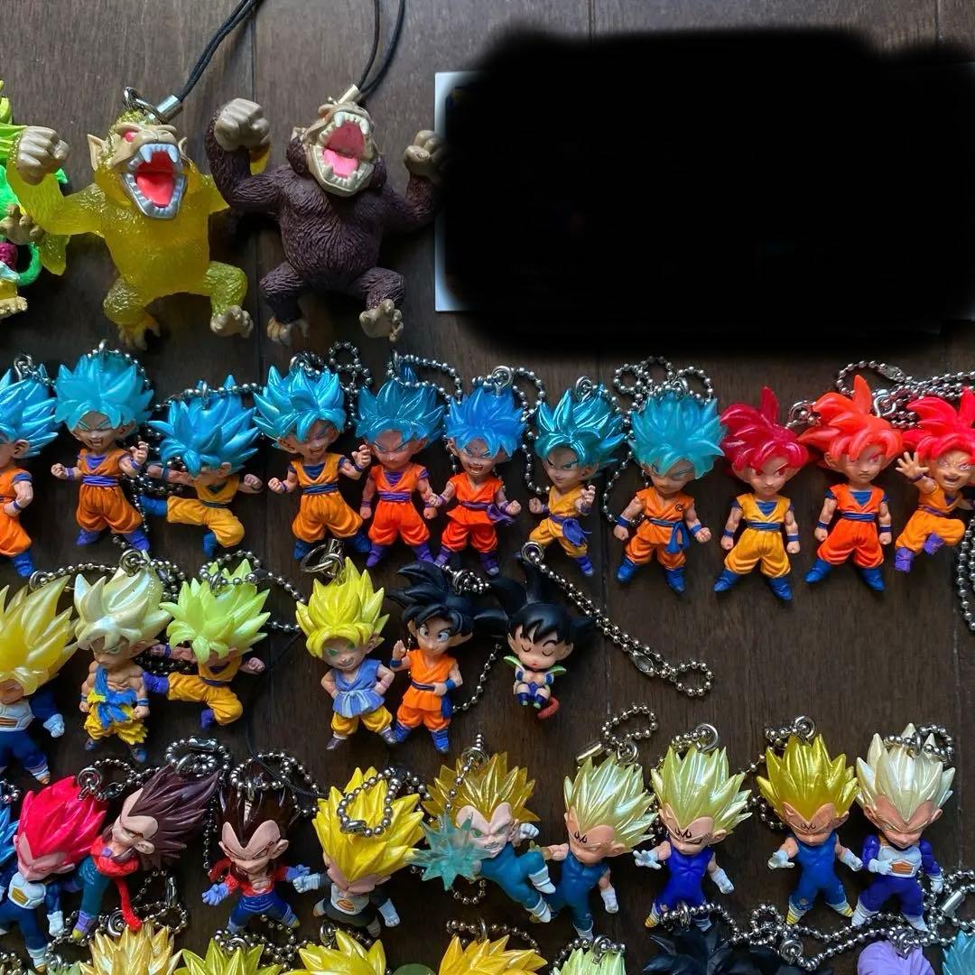 ドラゴンボール udmフィギュア キーホルダー hg ガチャ ストラップ