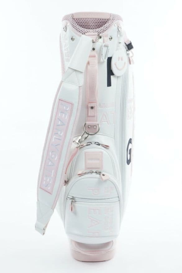 PEARLY GATES ゴルフバッグ 89 ホワイト・ピンク - メルカリ