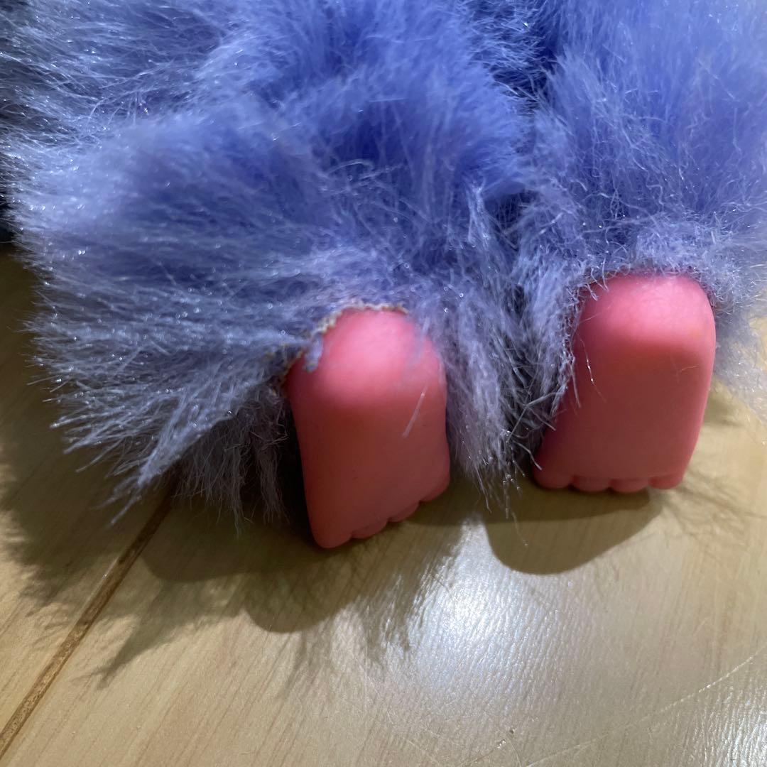 モンチッチ ブルー　キッキー　ぬいぐるみ