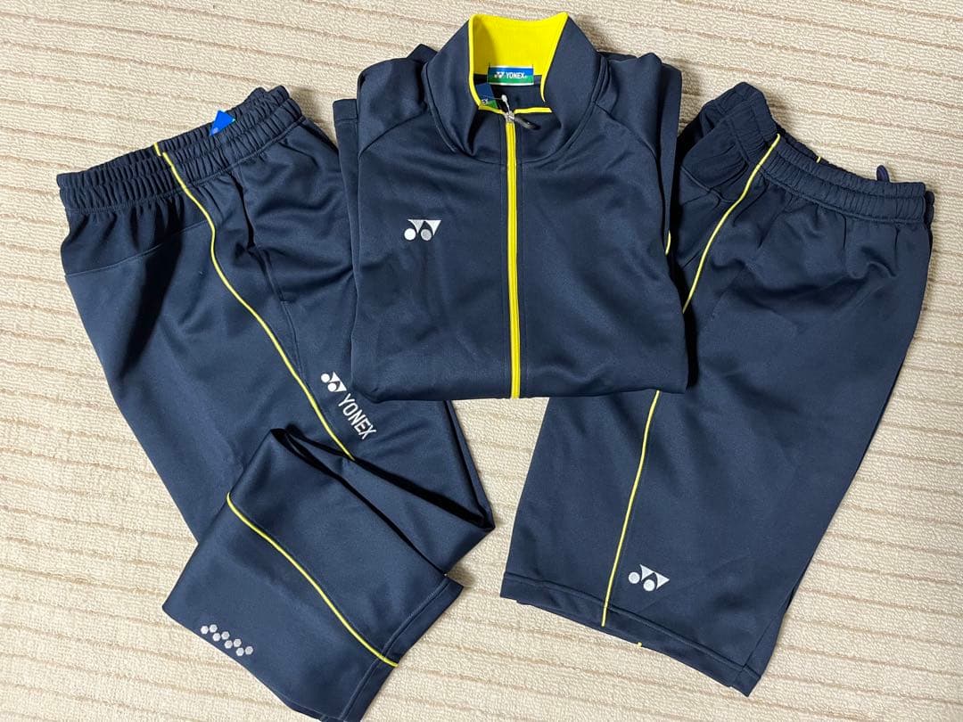 ヨネックス ジャージ上下 紺色 上3 L パンツLL スポーツ ランニング