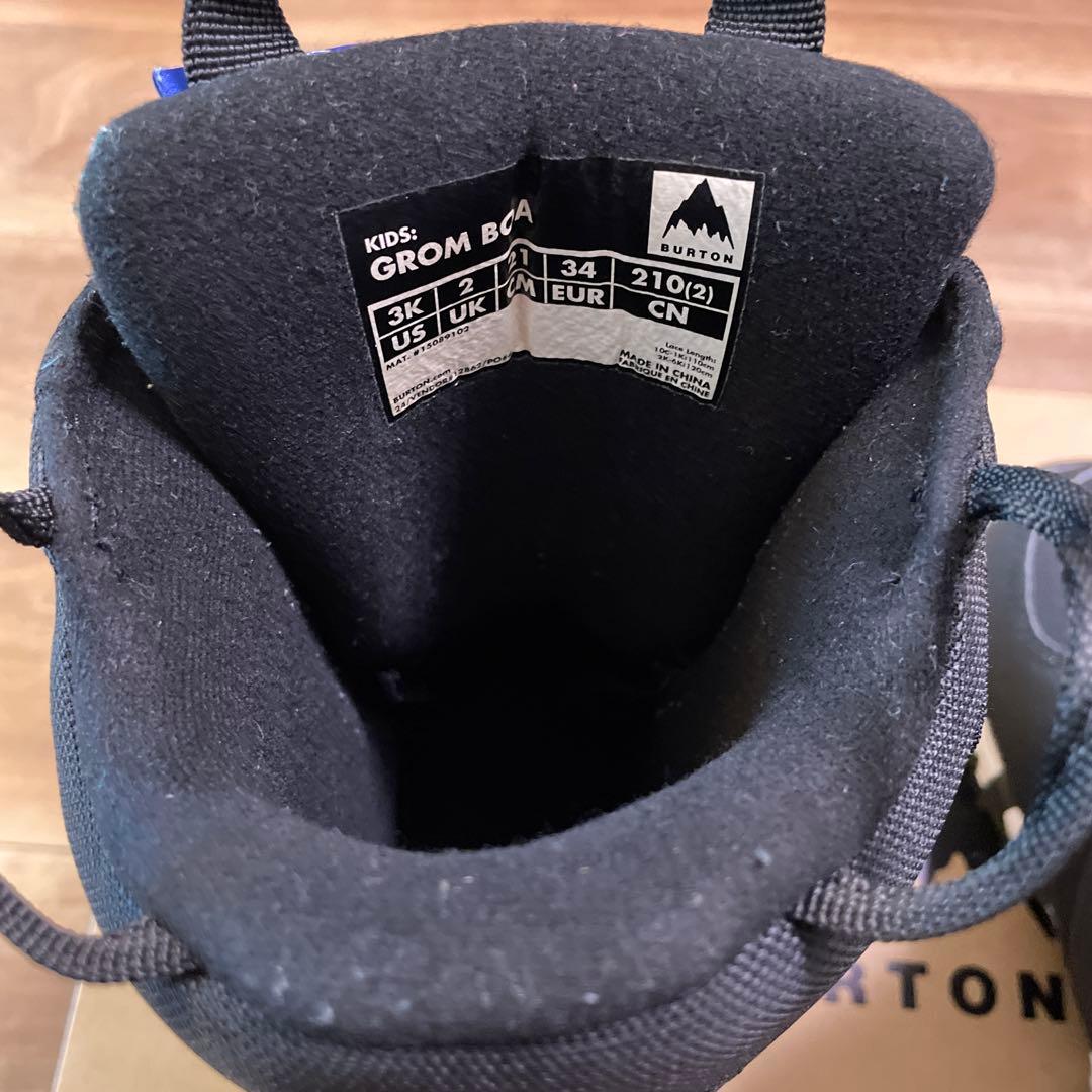 BURTON GROM BOAスノーボードブーツ、子ども用、21.0cm