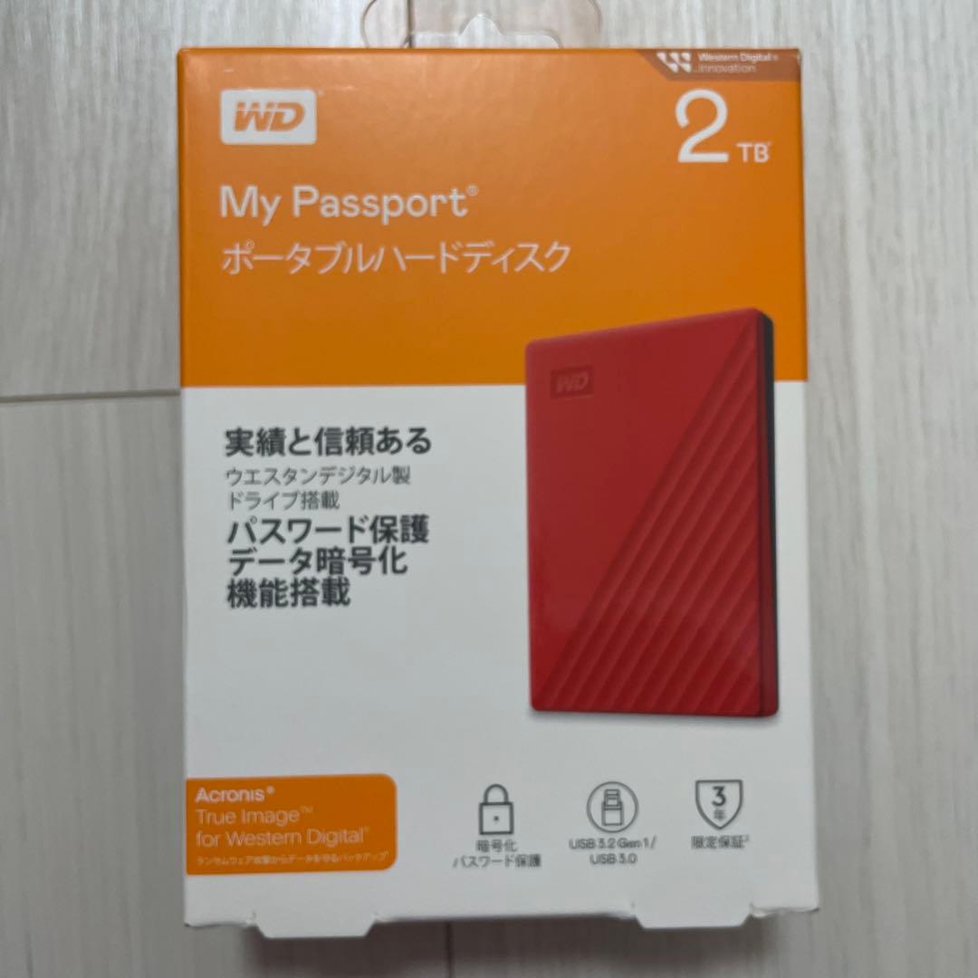 【再値下げ】WD My Passport 2TB ポータブルハードディスク Amazon.com: WD 2TB Black My Passport Ultra Portable External Hard