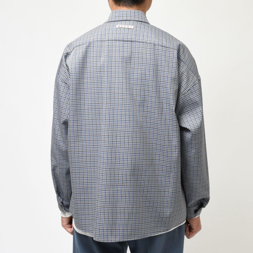 MARNI マルニ ポリエステルウールチェックシャツ 46