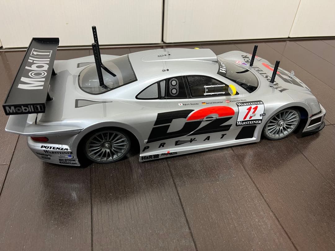 タミヤ　1/10　1997 メルセデスベンツ　CLK-GTR 　完成済みボディ